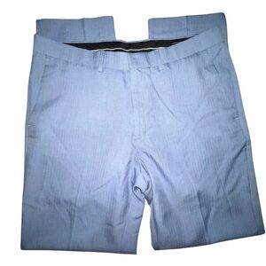 Louis Raphael Slim Fit Pants 36x32 Blue Lightweight Stylish Men’s Trousers